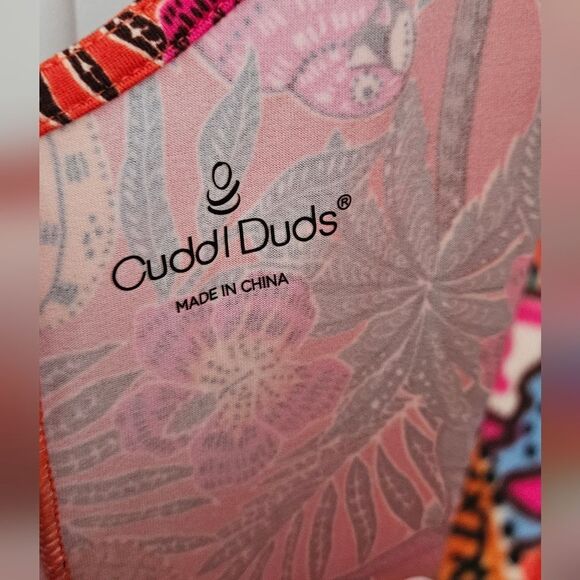 Tropical Print Sleeveless Jumpsuit - Picture 4 of 7